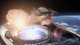 ODYSSEY VS ORI SHIPS after Asgard upgrades Stargate SG1 HD Season 10 Episode 20 Unending [upl. by Lagiba872]