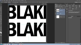 Working with Text In Photoshop [upl. by Nosnar544]