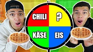 WAFFEL ROULETTE CHALLENGE EXTREM   Kelvin und Marvin [upl. by Tiat397]