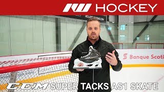 CCM Super Tacks AS1 Goal Skate Insight [upl. by Adnuhsar971]