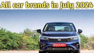 Top 15 selling car brands in july 2024  All car brands sales july 2024  AV Auto Vlogs [upl. by Gefen100]