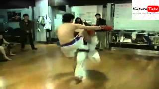 TKD blackbelt VS Muay Thai [upl. by Ainatnas]