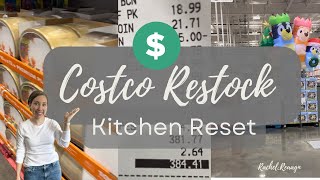 NEW GROCERY HAUL  Costco  Family of 6  KITCHEN RESET [upl. by Salchunas341]