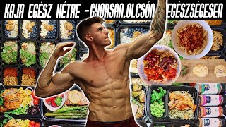 Gyors Olcsó  Egészséges testépítő ételek akár egész hétre  Fehérjedús Meal Prep [upl. by Munt]