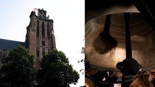 Dordrecht NL Grote Kerk of OnzeLieveVrouwekerk klokken  Church of Our Lady bells [upl. by Rehm]