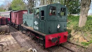 Freight train day on the Colne Valley Railway with freight and passenger workings  14th April 2024 [upl. by Mata]