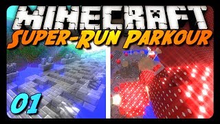 Minecraft Parkour  SUPER RUN Pt 1 w AntVenom [upl. by Barraza]