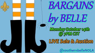 Sale Auction  BARGAINS BY BELLE  Come shop chat amp bid from the comfort of home [upl. by Agle780]