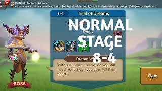 Lords mobile normal stage 84 f2pTrail of Dreams normal stage 84 f2p [upl. by Aihn]