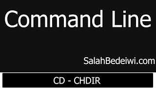 learn command line CD  CHDIR  كيفية تغيير الدليل في ويندوز الخاص بك [upl. by Niddala]