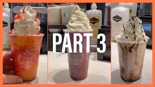 Making Starbucks drinks Part 3  Tiktok compilation [upl. by Annaicul]