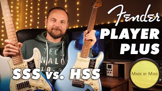 SSS vs HSS Tone Comparison on Fender Player Plus [upl. by Noed]