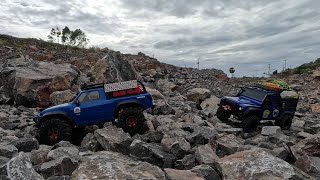 TRX4 SPORT HIGHT TRAIL ampLAND ROVER DEFENDER 4X4 OFFROAD ADVENTURE radiocontrolautomobile offroad [upl. by Ignatius]