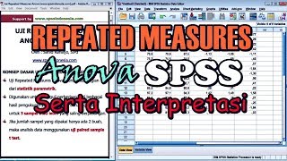 Tutorial Uji Repeated Measures Anova dengan SPSS Serta Interpretasi [upl. by Rauscher]