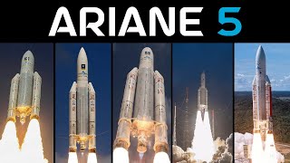 Rocket Launch Compilation  Ariane 5 2014  2017 [upl. by Laekcim]