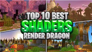 😲Top 10 MEJORES SHADERS para MINECRAFT PE 120  12062 GAMA BAJAMEDIAALTA SHADERS MINECRAFT PE [upl. by Sylvie]