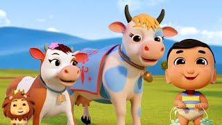 Gaiya Meri Cartoon Video गैया मेरी गईया  Ek Mota Hathi  Hindi Rhymes And Baby Songs For Children [upl. by Ydok]