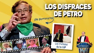 LOS MEJORES DISFRACES DE PETRO ¡HASTA DE FEMINISTA  LO MÁS CHISTOSO DE LA COP notidanny [upl. by Inavoj467]