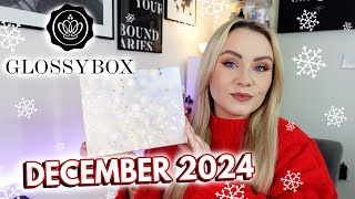 SNEAK PEEK GLOSSYBOX DECEMBER 2024 UNBOXING CHRISTMAS BEAUTY BOX🎄 MISS BOUX [upl. by Bina685]