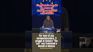 LUngheria chiede revoca immunità parlamentare alla Salis salis ungheria politica diritti oggi [upl. by Seidnac597]