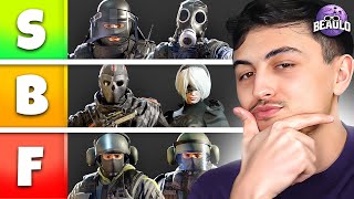 The BEST OPERATORS in Rainbow Six Siege Y9S1 Tier List [upl. by Wilbert]