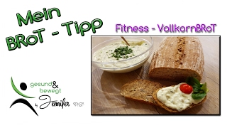 Fitness Vollkornbrot selbst gemacht einfach schnell  gesund amp lecker [upl. by Gavrilla385]