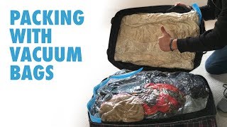 Vacuum Bags for Travel  Packing with Vacuum Bags [upl. by Eenhpad355]