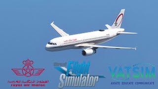 ROYAL AIR MAROC DUBAI OMDB  CAIRO HECA Fenix A320  VATSIM [upl. by Earased]