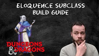 College of Eloquence Bard Build Guide in DampD 5e  HDIWDT [upl. by Selyn]