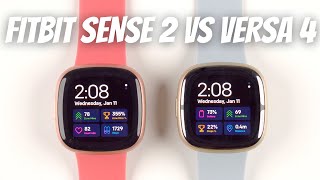 Fitbit Sense 2 vs Versa 4 7 Major Differences [upl. by Lerim]