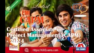 Pass CAPM Certified Associate in Project Management  2024 Exam with these Practice Test [upl. by Althea]