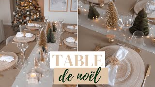 Ma décoration de table de noël  2021 [upl. by Ahcropal]