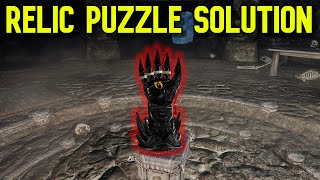 How to Solve the Relic Puzzle in The Midden Dark  Skyrim StepbyStep Guide [upl. by Gaillard]