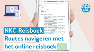 NKC Reisboek  Routes navigeren met het online reisboek [upl. by Alper]