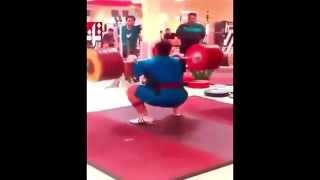 Behdad Salimi cleanampjerk fail 262 kg [upl. by Maressa449]