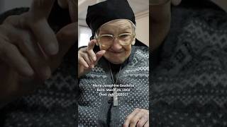 MarieJosephine Gaudette Lived To Be 115 Years Old🕊️marie history fy shorts records italian [upl. by Lahcear]