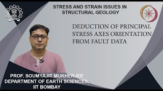 Week 11 Lecture 55 Deduction of principal stress axes orientation from fault data [upl. by Nikola]