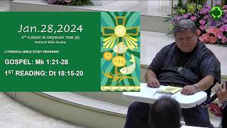 Liturgical Bible Study with Rev Fr Francis Gustilo SDB [upl. by Nomaj]