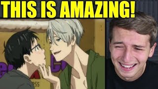 Yuri On Ice Official Fan Dub Reaction I LOVE THIS [upl. by Axe]