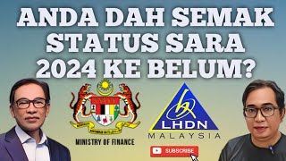 ANDA SUDAH SEMAK STATUS SARA 2024 ATAU BELUM INI YANG TIMBUL [upl. by Favien435]