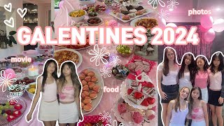 Galentines 2024  Valentines Celebration  Food Photos Movie Night [upl. by Yonah179]