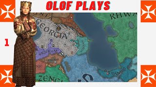 Olof Plays Crusader Kings III  EP 1  Princess Tamars Road to Power Georgia Playthrough [upl. by Haye]