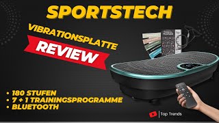 Sportstech Vibrationsplatte VP250 Review  Beste Vibrationsplatte unter 200 Euro [upl. by Sorvats]