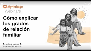 Cómo Explicar los Grados de Parentesco o Relación Familiar [upl. by Witkin]