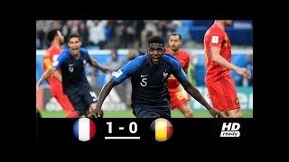 France vs Belgique ● Tous les buts et moments fortsdes estrades ● demi finale ● Coupe du monde ● [upl. by Eal]