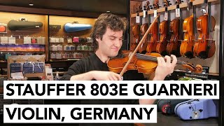 Stauffer 803E Guarneri Violin Made in Germany [upl. by Brittney]