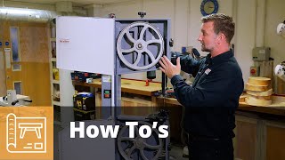 How Tos  Set up and fine tune your bandsaw [upl. by Marigolde]