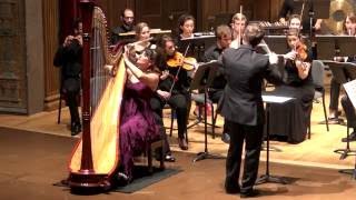 Harp Concerto Op 25  Alberto Ginastera  Rosanna Moore harp [upl. by Wickner]