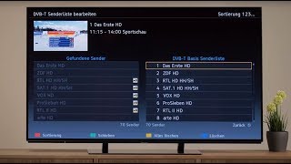 Einrichten von DVBT 4K UHD TV  Tutorial  Panasonic Academy [upl. by Nailuj]