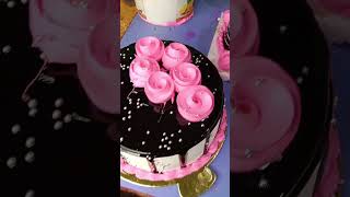 6 chocolate cake decoration🎂😍 cake chocolate shortsfeed youtubeshorts viralshort [upl. by Ellimahs]